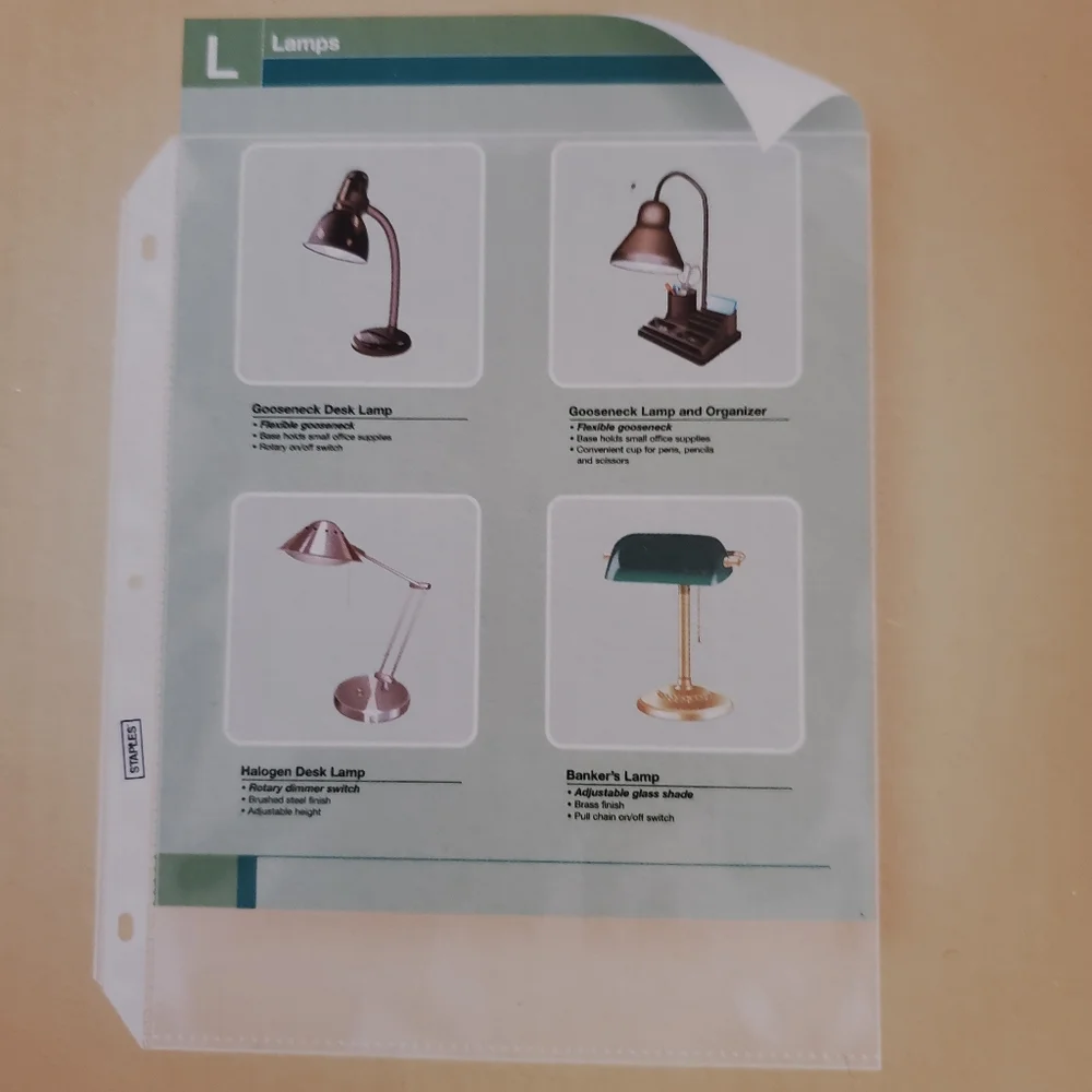 Staples Clear Heavyweight Sheet Protectors - Clear (100 Pack)